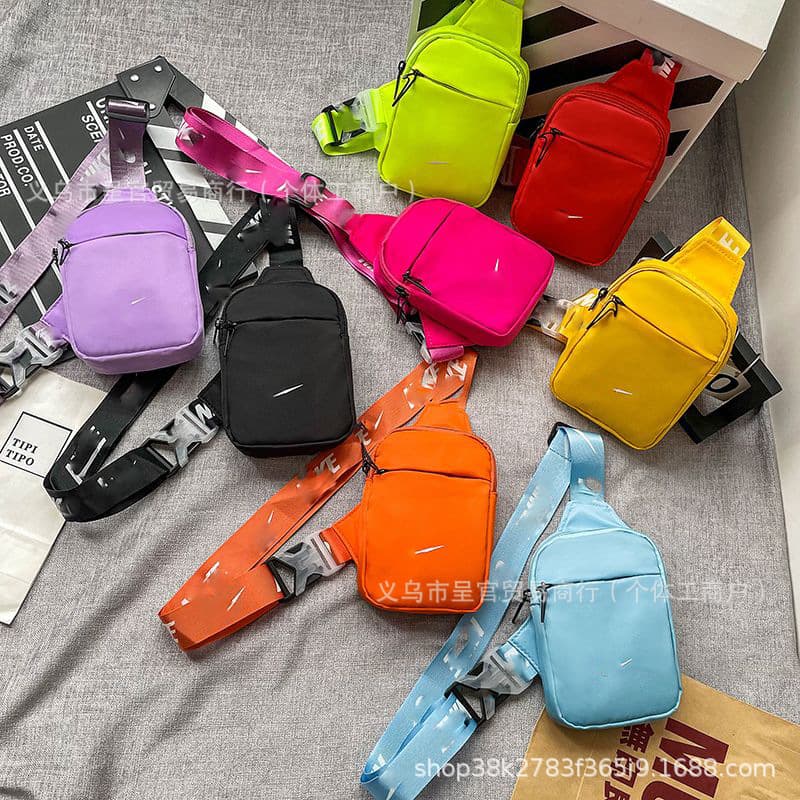 Kids Bag Fashion Trendy Sports Chest Bag Boys Girls Children Outdoor Super Cool Waterproof Shoulder Bag