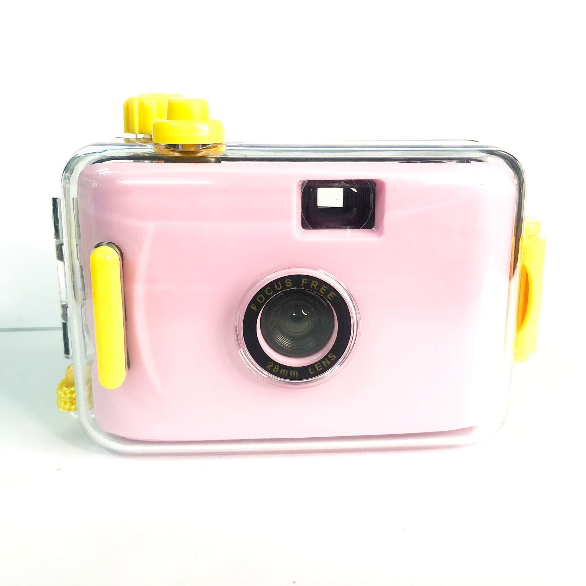 Light Pink Yellow Shell Retro Disposable 135 Film Camera Waterproof Multiple Use Film Camera Diving Camera