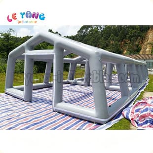 Luxury Airtight Inflatable Tent Canvas PVC Oxford Cloth Outdoor Camping Activity with Air Pump Rainproof Tent