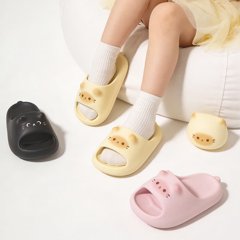 Kitten children's cute sandals summer new indoor home lightweight boys and girls EVA new slippers