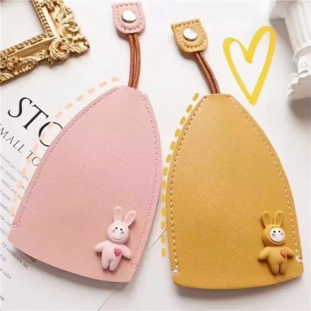 Fashion Creative Pull-tab Cartoon Cute Personalized Ladies Car Key Pouch Storage Volkswagen Mercedes Compact Mini