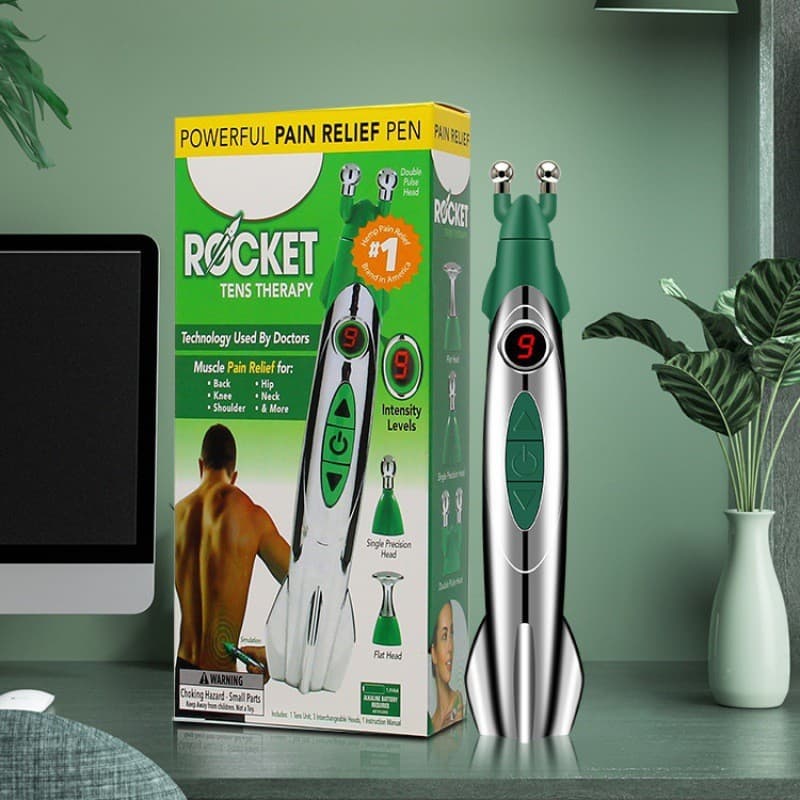 HempvanaRocket Muscle Massage Physiotherapy Pen Acupoint Acupuncture Pen Electric Meridian Dredging Electrotherapy Pen