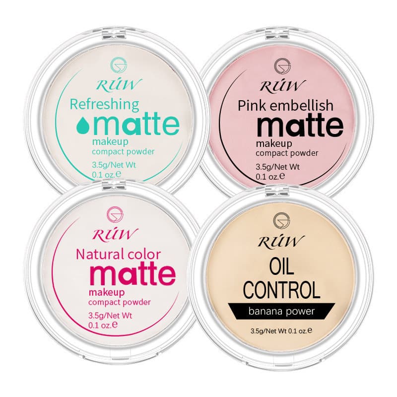 German Banana Powder Compact Setting Powder, Long-Lasting Concealer, Non-Fading, Sheer Loose Powder, Waterproof & Sweat-Resistant, Brightening, Women's Authentic