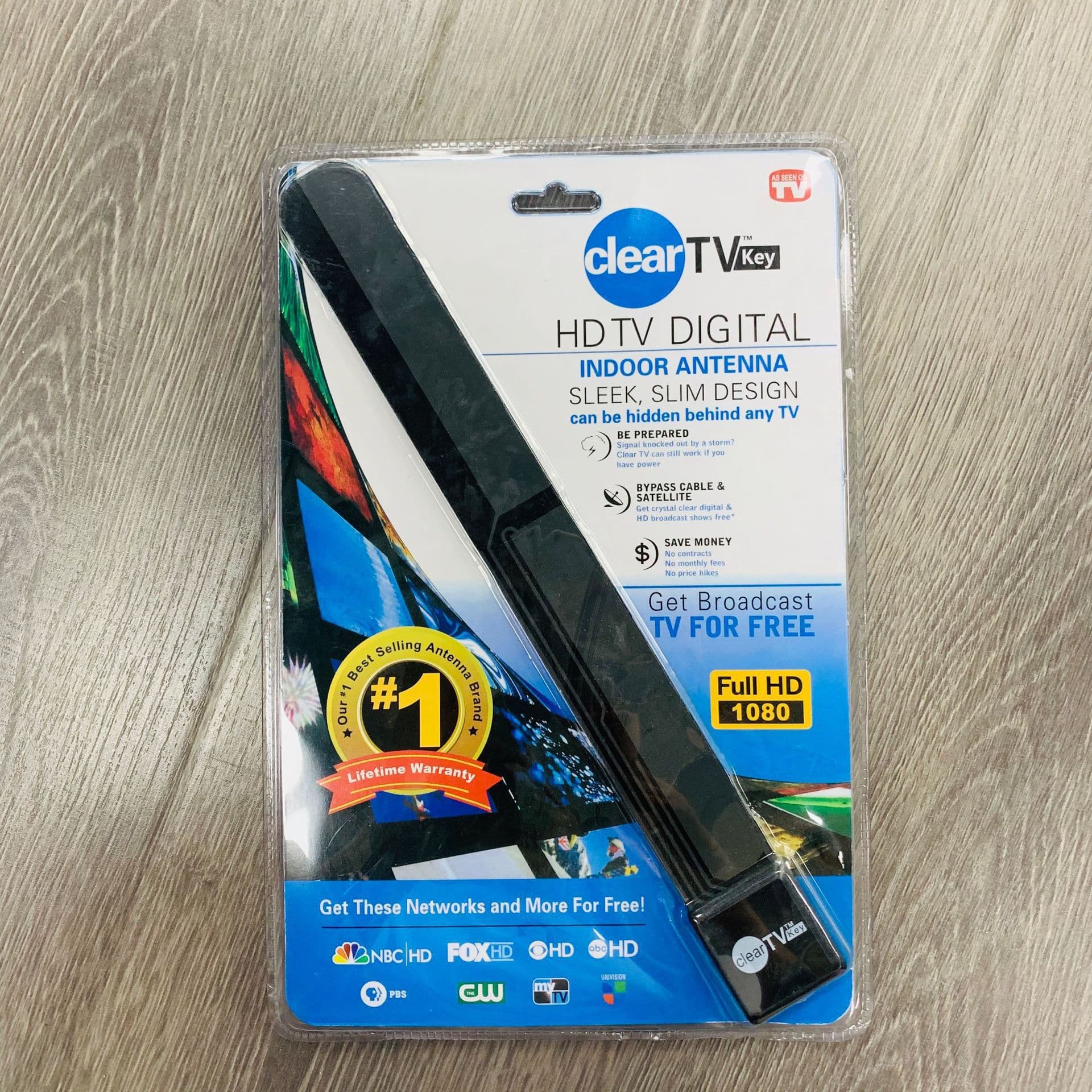 CLEAR TV KEY New Amazon FBA High-Definition Digital Indoor TV Antenna for Enhanced Signal