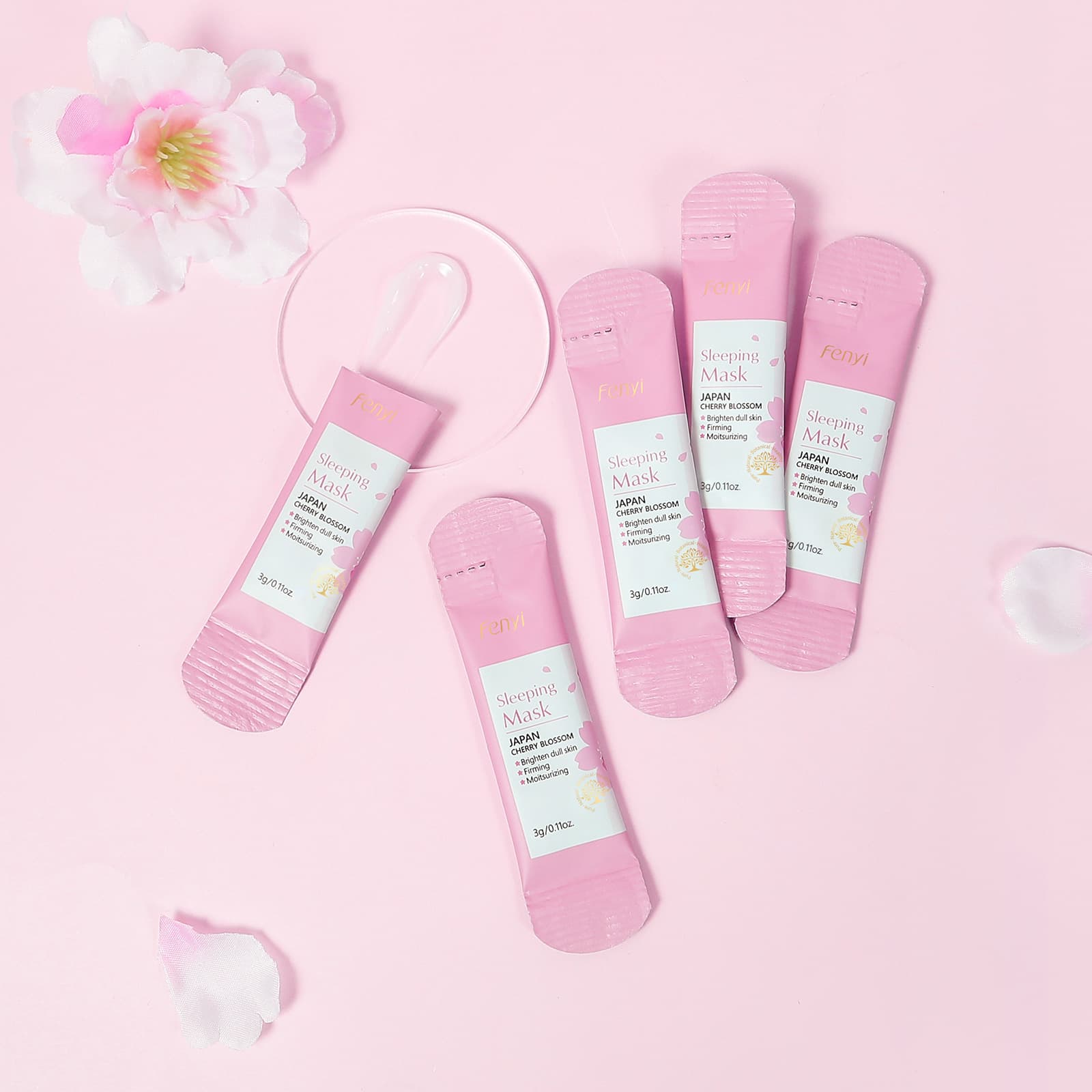 FENYI Sakura Sleep Mask 3g Hydrating Moisturizing Mud Face Mask Easy Apply Skin Care Wholesale Manufacturer
