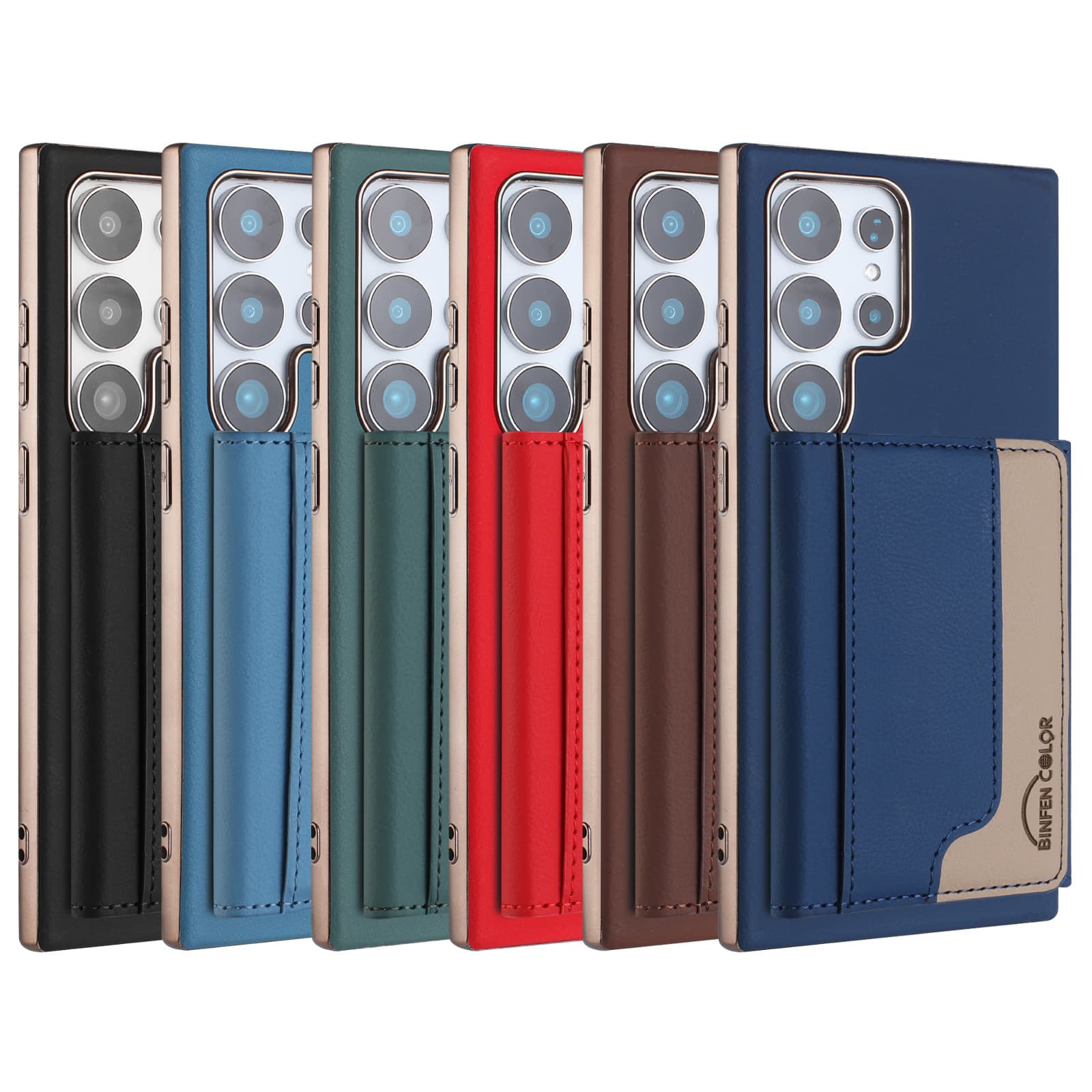 Compatible with Samsung S25 Ultra A36 A56 Phone Magnetic Magsafe Card Holder Case Shockproof Protective Cover