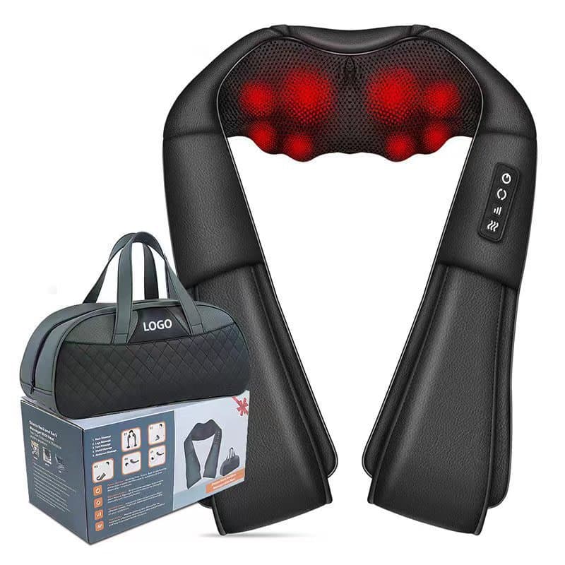 Heated Neck Massager Shoulder Wrap Constant Temperature Hammering Full Body Multi-Function Massage Car Power Infrared Therapy