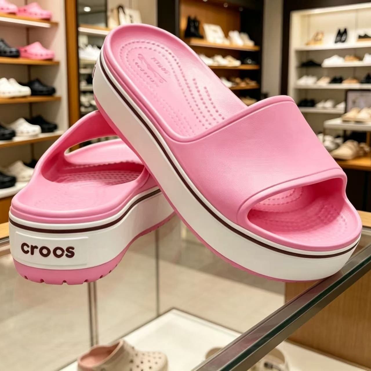 2026 New Kaloban Platform Thick Sole Height-Increasing Women's Anti-Slip Sandals Outdoor Casual Flip-Flops