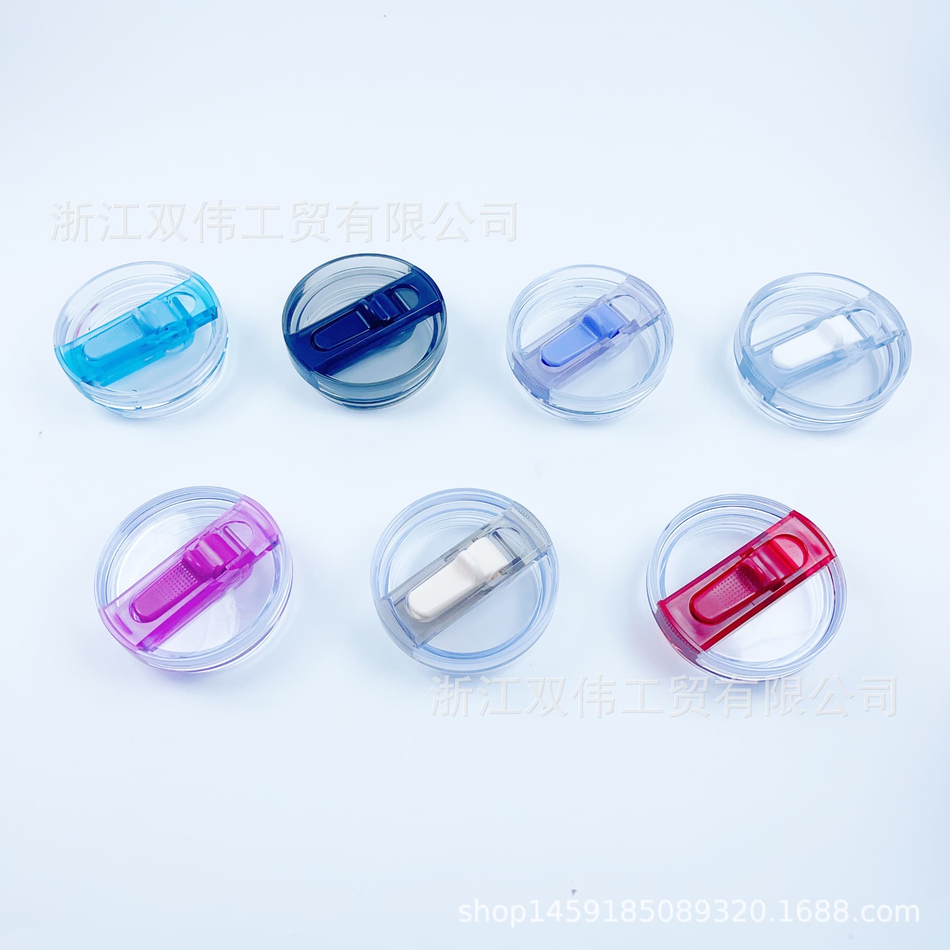 Factory patented giant pro leak-proof foldable integrated straw lid for ice domes, PCTG straw cap for car cups.