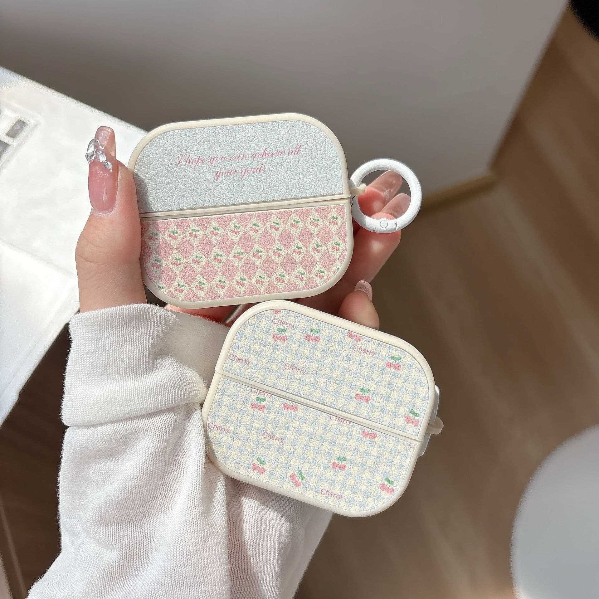 Samsung Galaxy Buds3 Pro Bluetooth Headset Protective Cover Cartoon Pure Color Leather Soft Shell Cute Flower