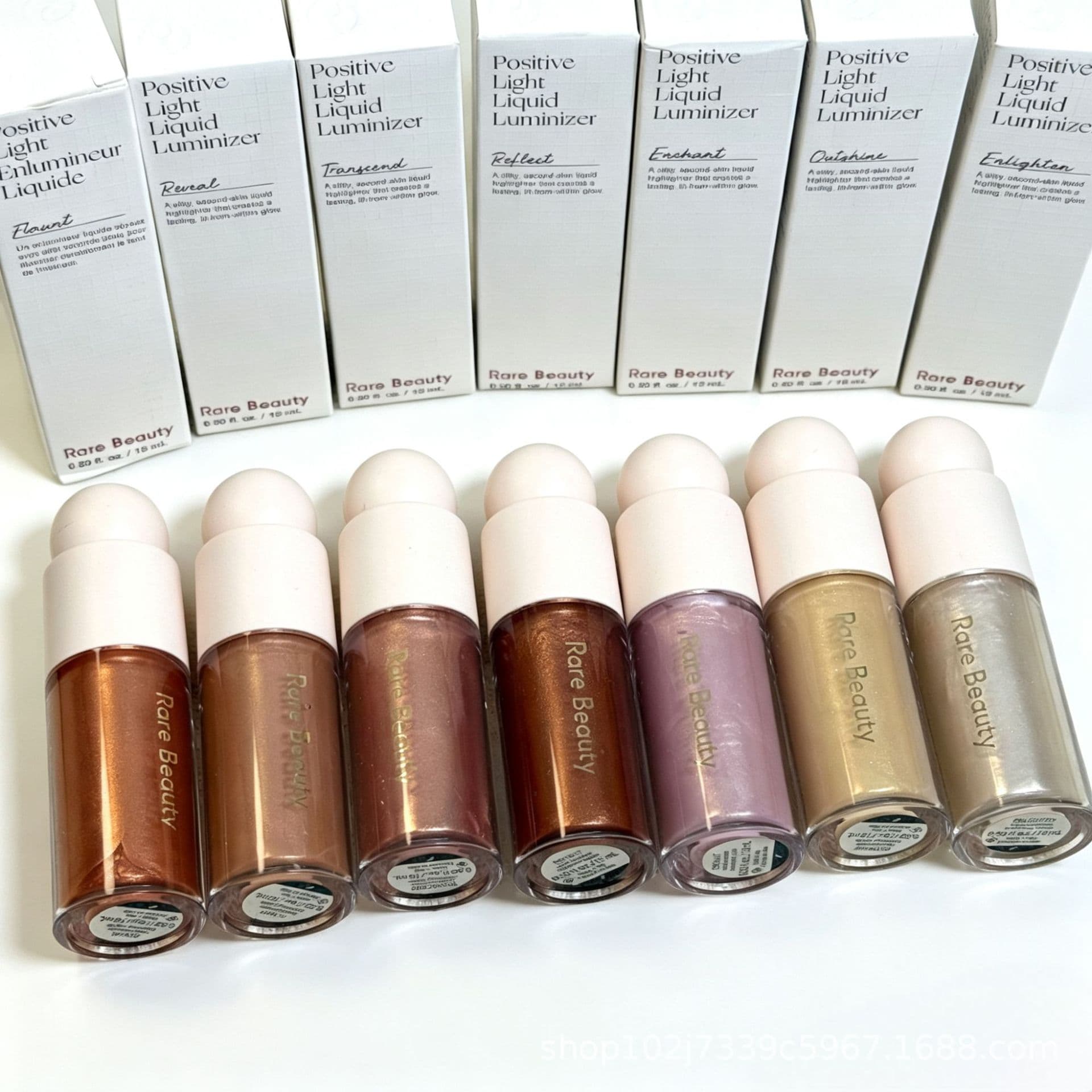 In Stock Cross-border Rare Beauty Liquid Highlighter Pearl Shimmer Natural Face Illuminator 15ml