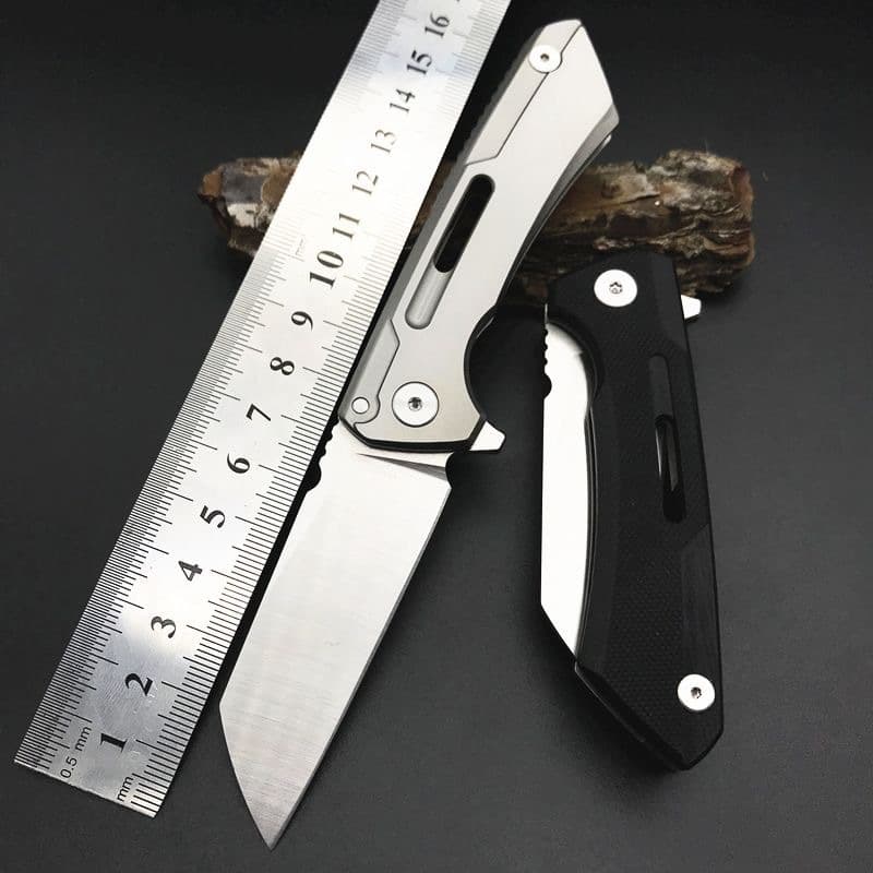 Outdoor Knife High Hardness Folding Knife Self-Defense Mini Fruit Knife Peeling Knife Multi-Function Knife Parcel Knife