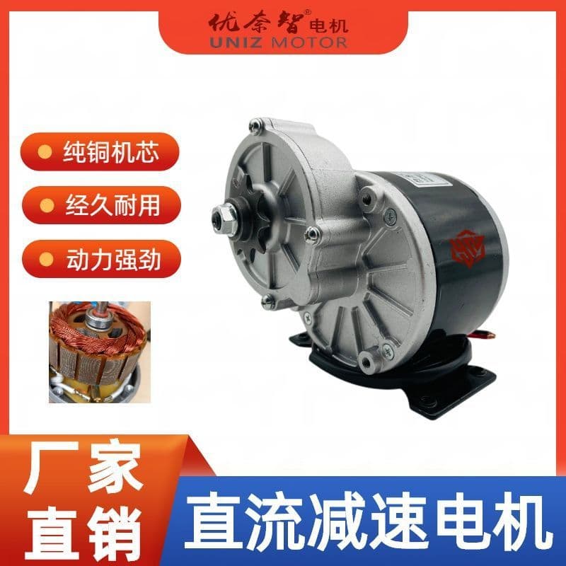 Three-wheel bicycle extruder handcart seeder modified motor 12V24V36 high power brushed MY1016
