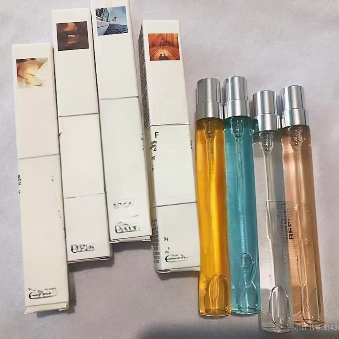 Cross-border foreign trade test tube perfume sample 10ml weekend fireplace spot 15 types of nautical Q version card sample