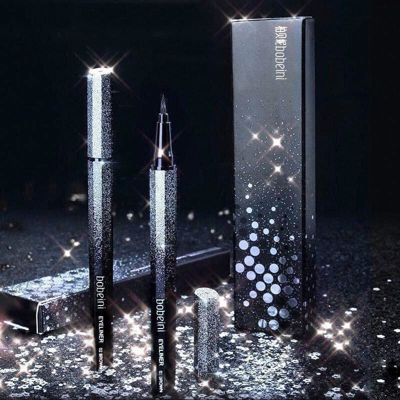 Starry Eye Liner Waterproof Long-Lasting Fine Tip Liquid Eyeliner Black Brown Cosmetics Wholesale