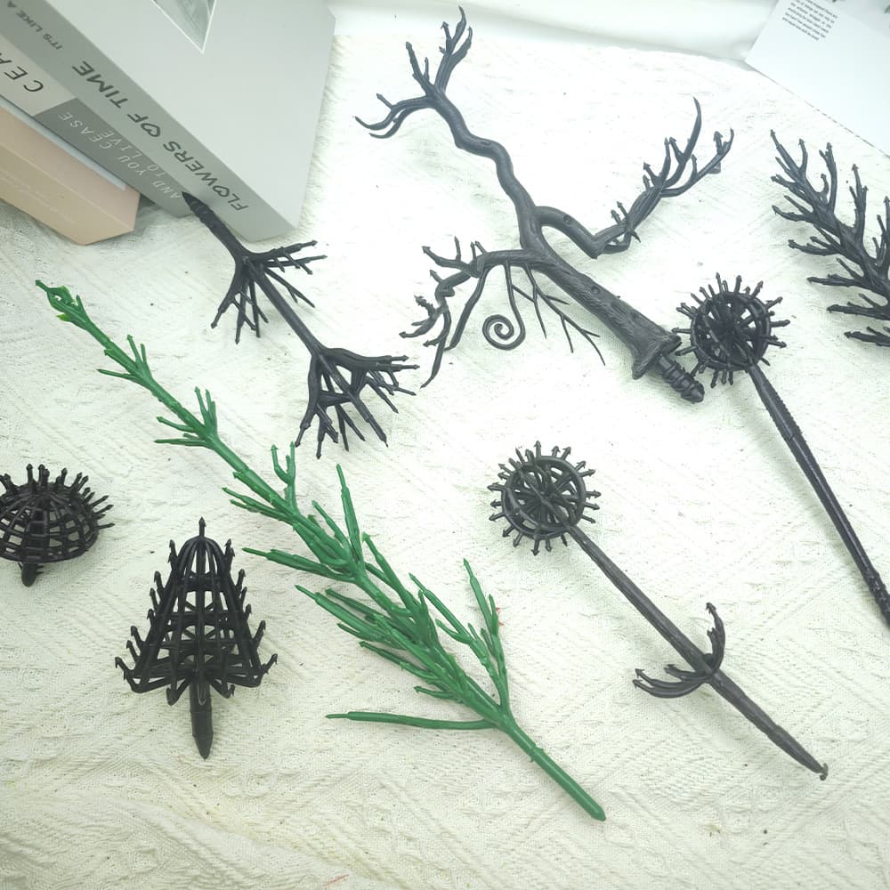 Artificial Flower Branch Accessories Plastic Water Grass Simulation Flower Grass Accessories Artificial Flowers Fake Grass Simulation Plant Accessories Branches