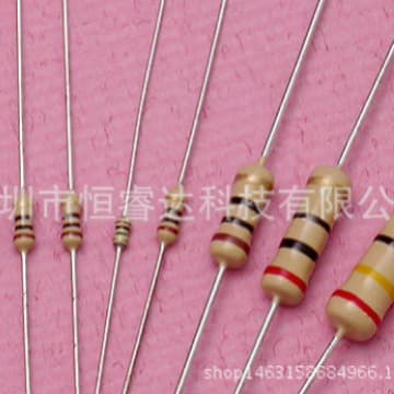 Bulk Tape 5% Through-Hole 4-Band Carbon Film Resistor 1/4W-270KR 0.25W-270Kohm 270K Ohm