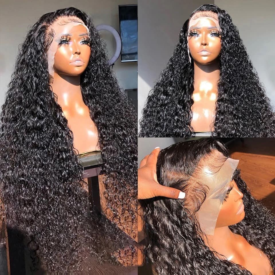 Front Lace Wig for Women with Medium Parting, Small Curls, Long Curly Hair, Fluffy and Natural Full Headgear Front Lace Wig Wholesale