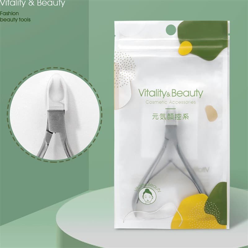 Stainless steel nail dead skin pliers dead skin scissors nail salon olecranon nail groove pliers to remove dead skin push finger skin scissors home bagged