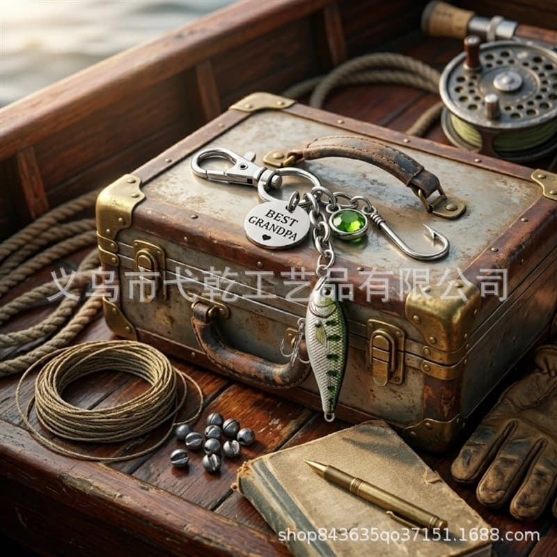 New Amazon Cross-border Fishing Enthusiast Keychain Gift