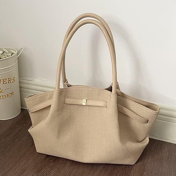 Cross-border Vintage Winter New Style Simple Suede Handbag Large Capacity Commuter Shoulder Bag Tote Bag