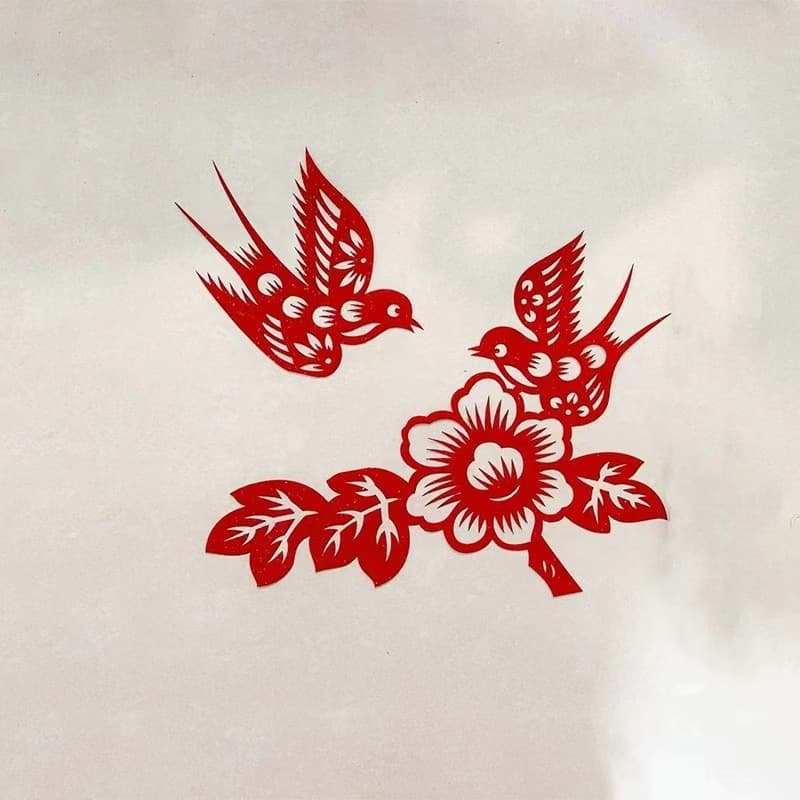Chinese Xiuhe Red Flocked Fabric Magpie Flower Headpiece, Bride's Traditional Qipao Morning Gown Headwear, Xiaohongshu Same Style