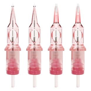 Pink Permanent Makeup Disposable Machine Needles Microblading Shading Needles European Lip Current Instrument Universal Cartridge Needles