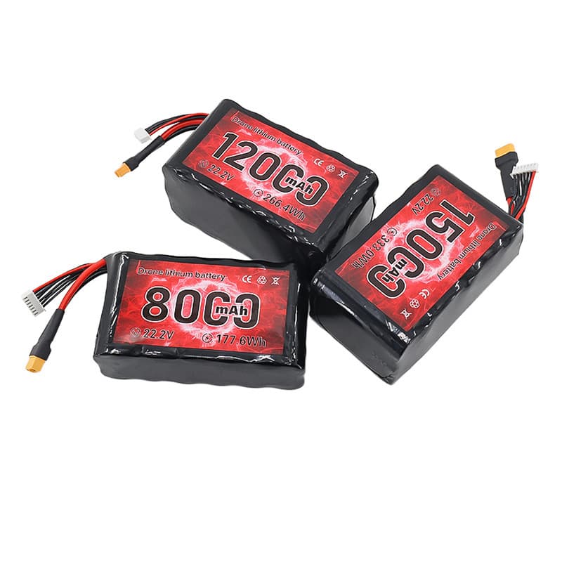 RC Drone Battery High Capacity High Discharge Rate Spare Solid State 18650 21700 Battery