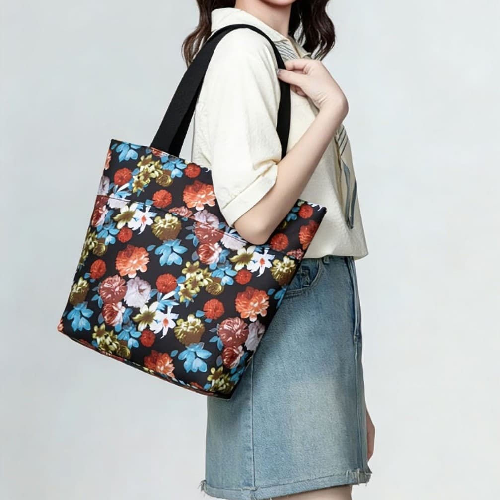 Women's Shoulder Bag Waterproof Oxford Cloth Business Bag Wholesale Large Capacity Commuter Handbag New Style Document Bag