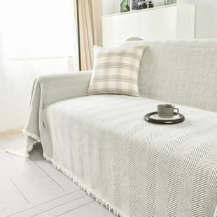 Nordic Ins Style Sofa Cover Throw Blanket Full Coverage Sofa Slipcover All-Season Universal Sofa Mat Full Cover Blanket