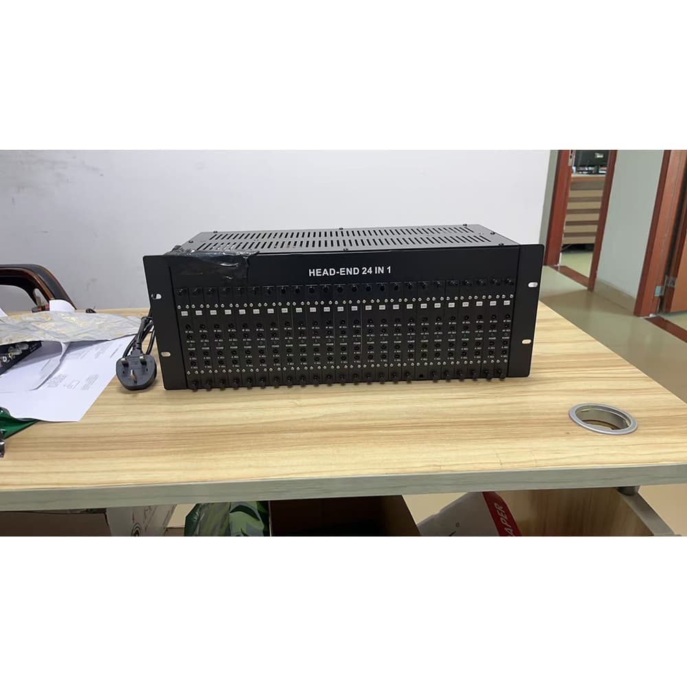 16/24 Channel Adjacent Channel TV Modulator TV System HDMI/AV to RF Analog Modulator
