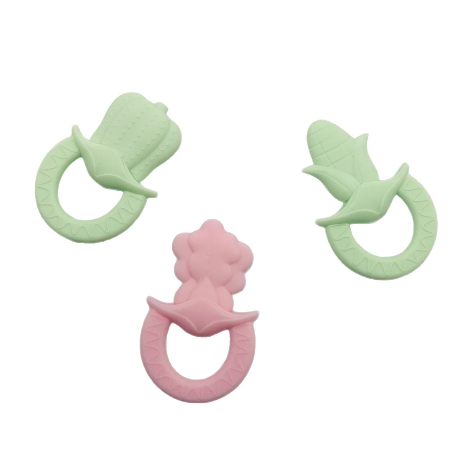 Cross-border infant silicone teether baby chews baby comfort toys silicone teething sticks food grade silicone
