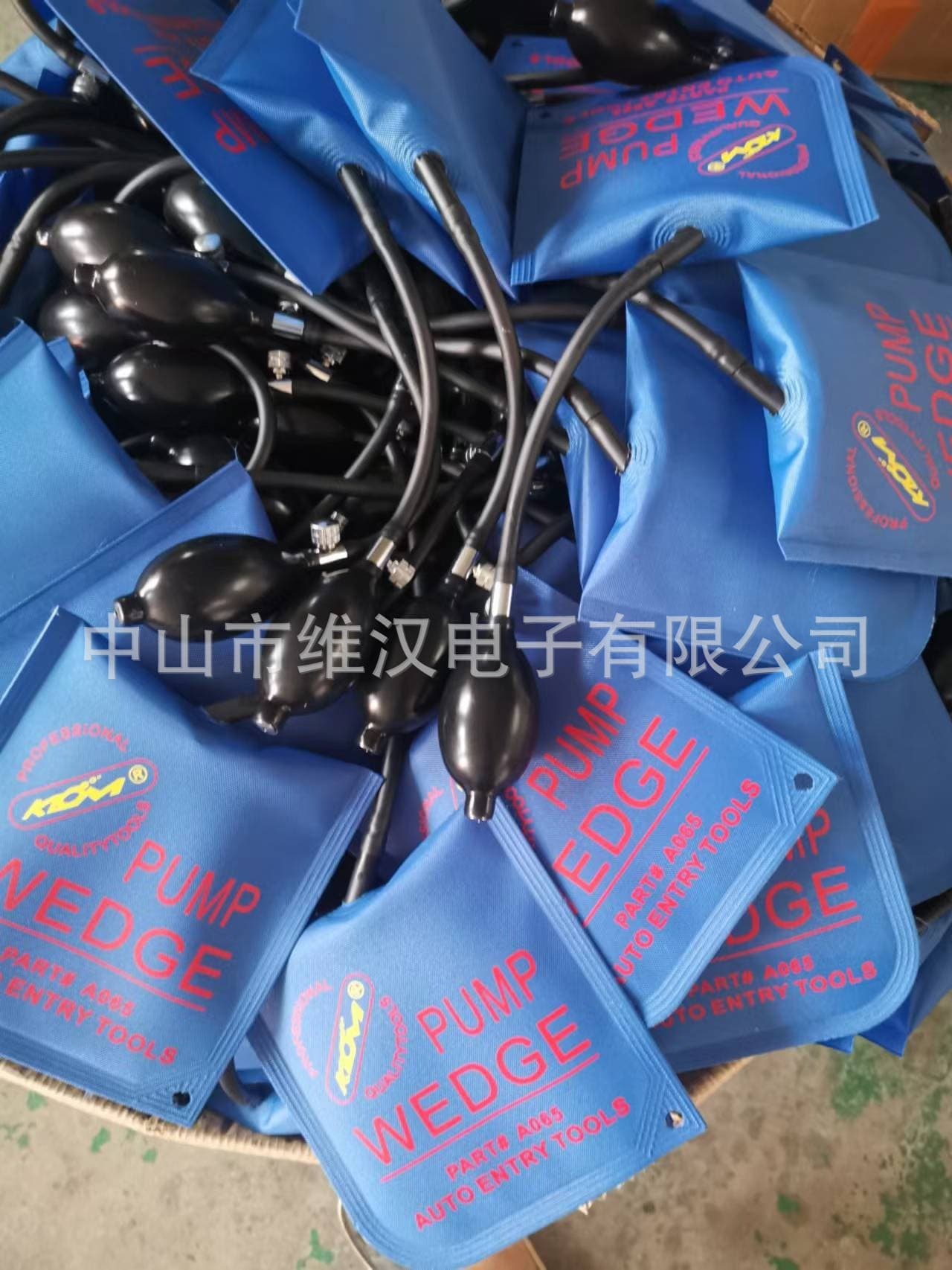 Blue Thickened PVC Door and Window Installation Positioning Air Cushion Airbag, Car Door and Window Positioning Tool Positioning Airbag Air Cushion