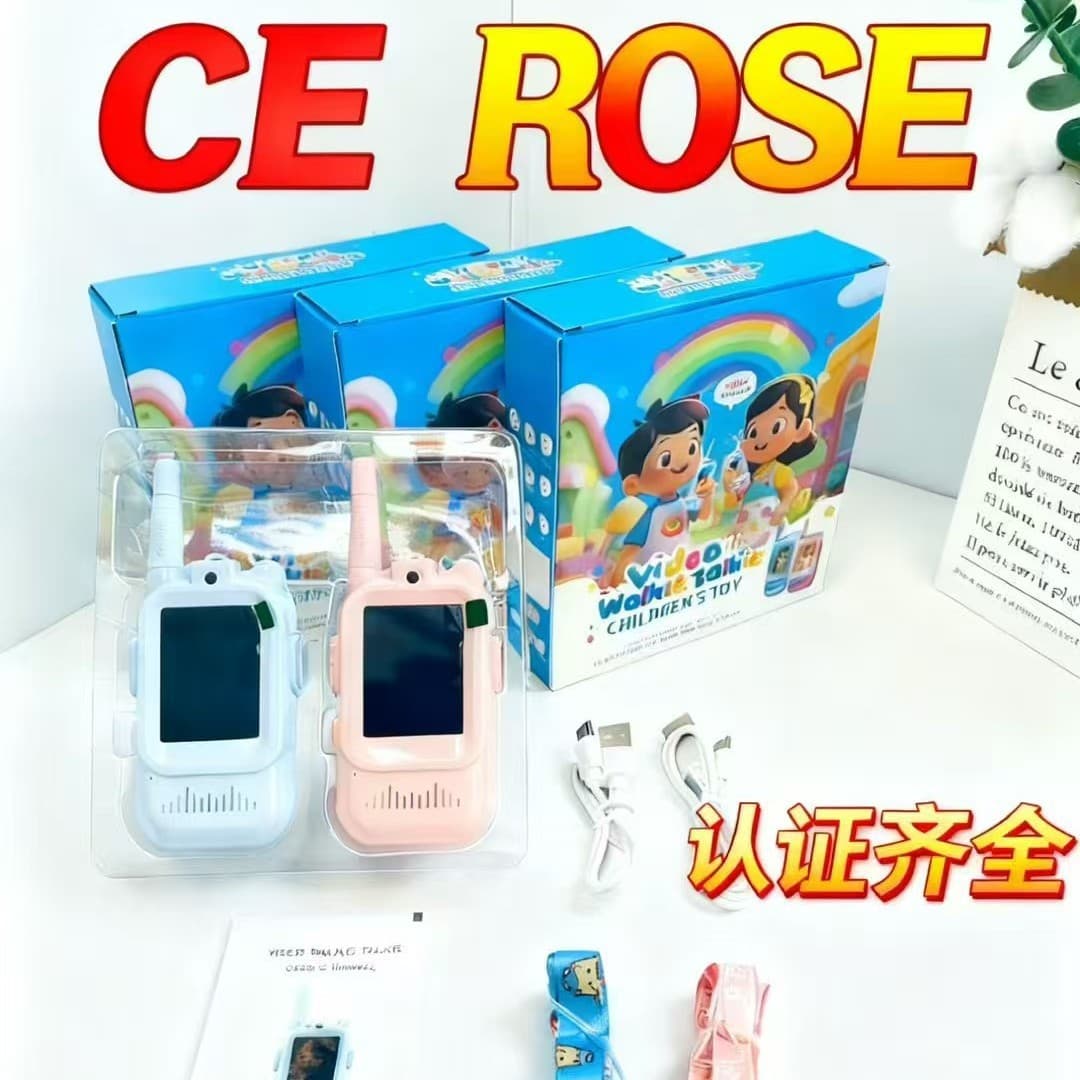Children's video intercom cartoon pager 2 and 3 generations can talk, micro chat and take pictures. Children's video intercom