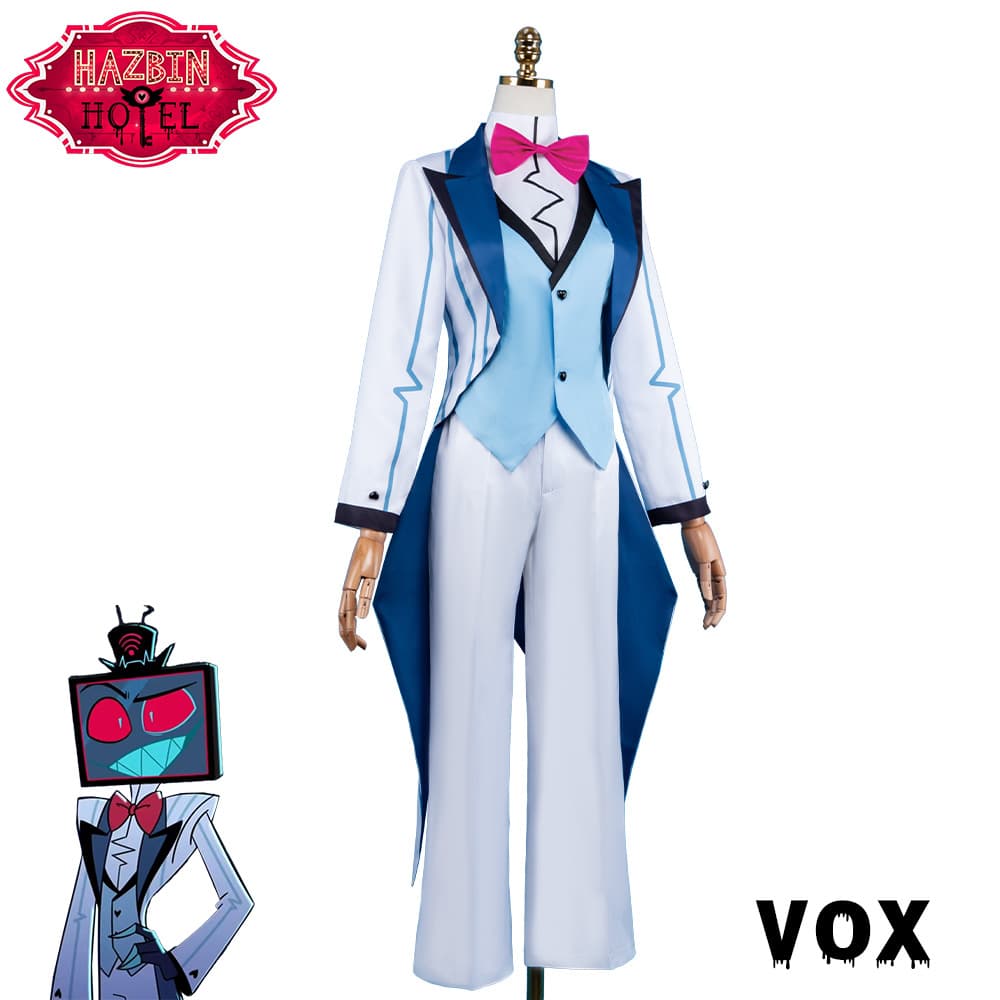 Hazbin Hotel 2 Cosplay Costume Anime Cosplay Vox Vincent Hazbin Hotel Cosplay