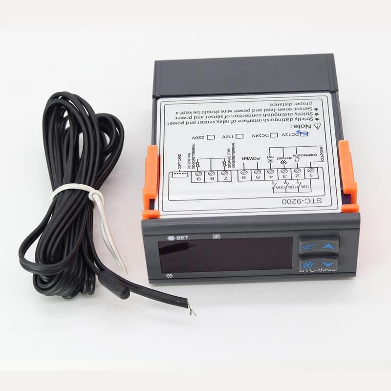 STC-9200 Incubator Thermostat Digital Intelligent Fully Automatic Universal Freezer Refrigerator Cold Storage Incubator 12V