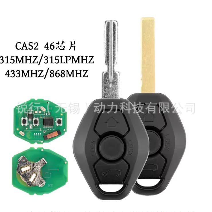 BMW CAS2 car straight key remote control chip ID46 frequency 315/315LP/433/868-7953