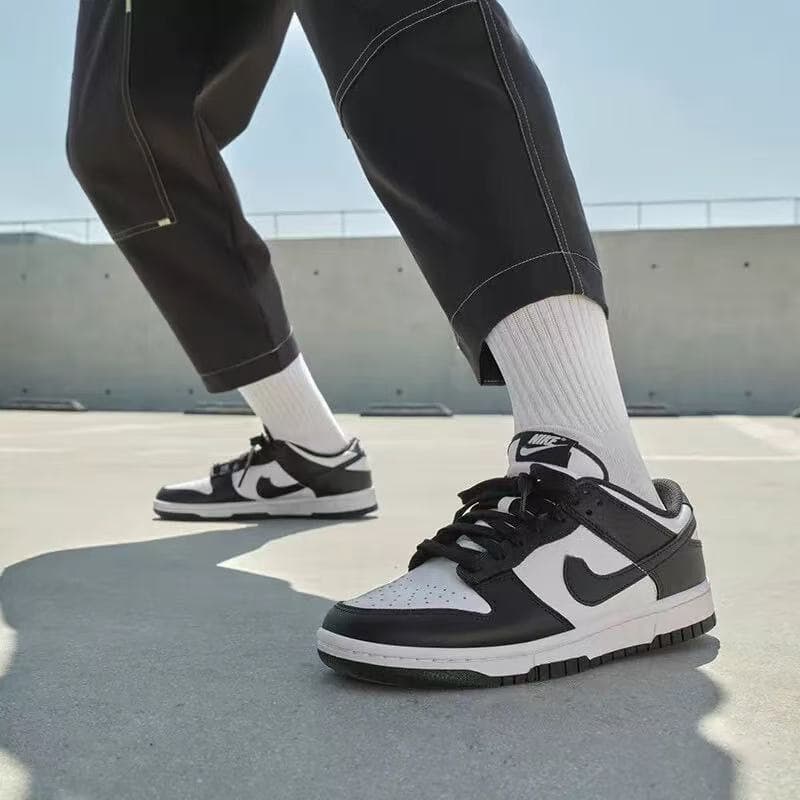 Putian Pure Original Version Dunk Black and White Panda University Blue Burgundy Men's and Women's Shoes Casual Lightweight Shoes Leisure Sports