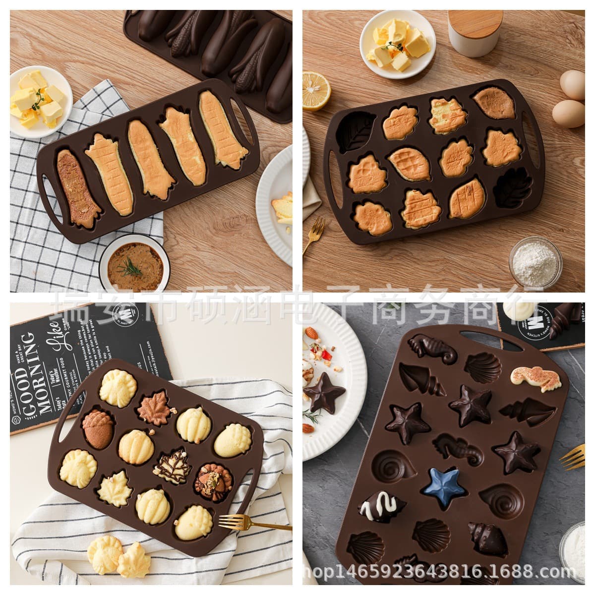 Silicone Corn Cob Cake Mold DIY Baking Decoration Mold Cookie Mold Various Styles of Silicone Chocolate Baking Molds