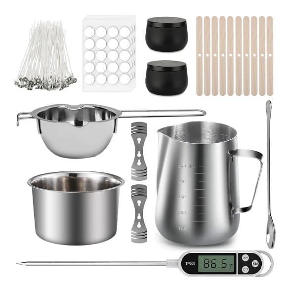 DIY Candle Kit Aromatherapy Candle Making Tool Set Stainless Steel Candle Making Supplies