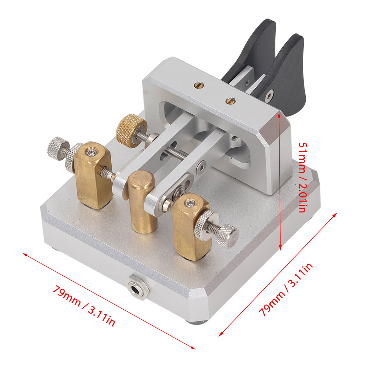 Twin-propeller automatic key radio automatic Morse keyer shortwave CW transmitter Morse code key