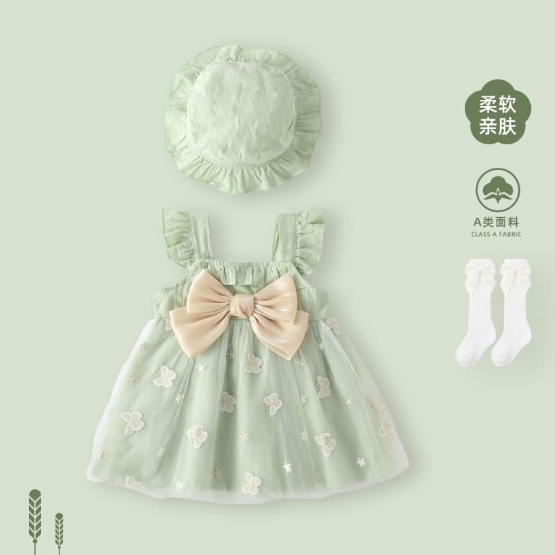Baby Girl Dress, Summer Style Baby Clothes, Girl's One-Year-Old Princess Dress, Infant Dress, Summer Dress
