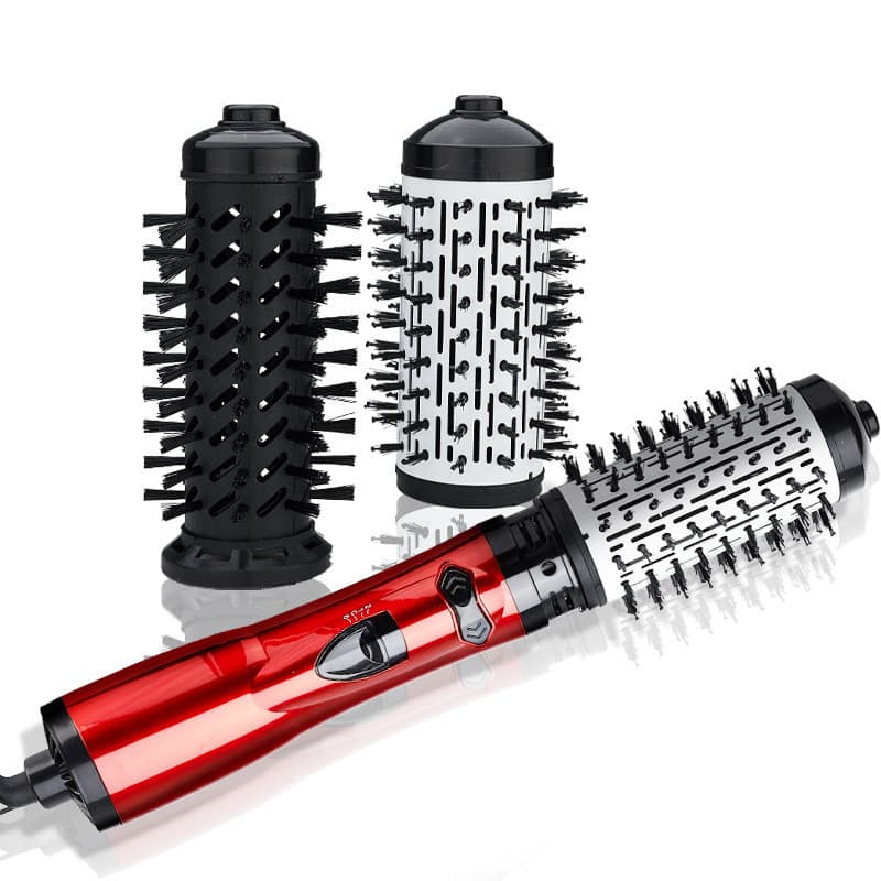Cross-Border Automatic Rotating Hot Air Comb with Constant Temperature, Fluffy Hair Styling Tool, Two-In-One Detachable Curling Iron That Won't Damage Your Hair