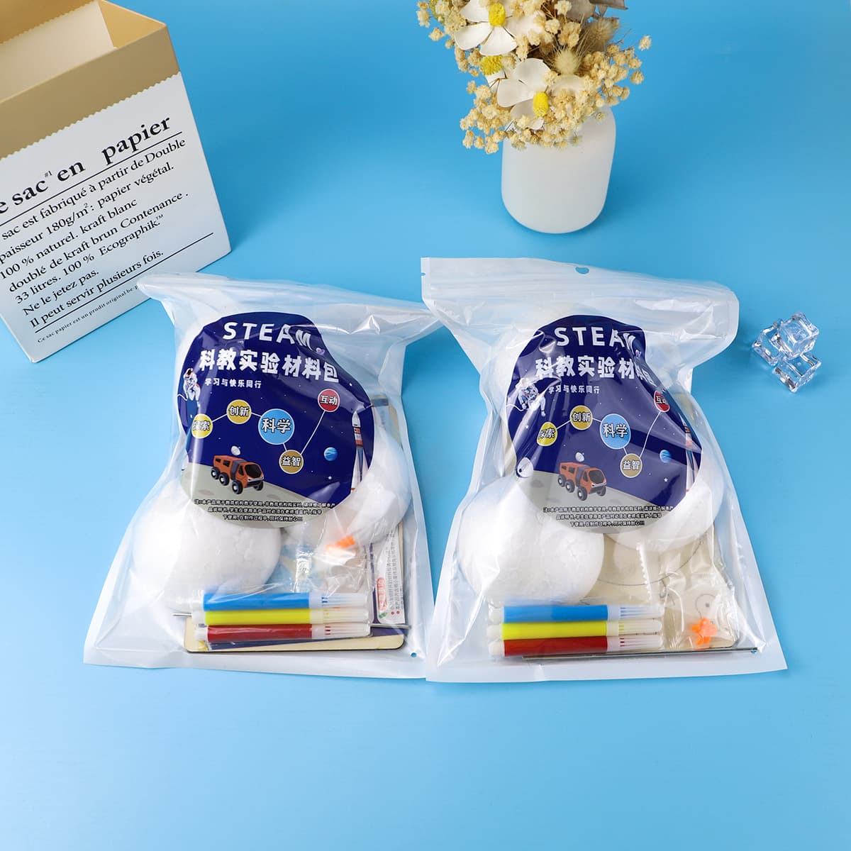 8cm Self-made Globe High-definition Standard Geography Teaching Children's Educational Early Learning Ornament Gift Small Teaching Aid