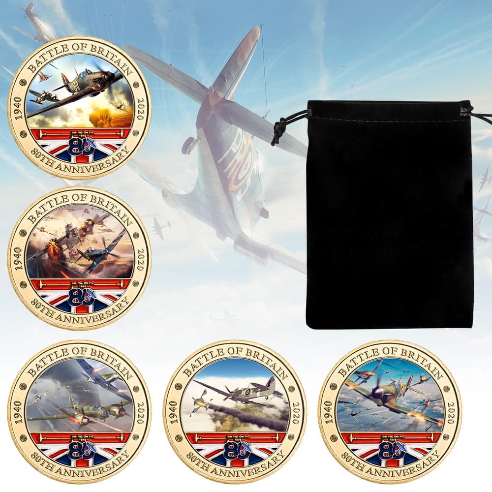 Cross-Border Battle of Britain Commemorative Collectible Coin Military Coin Challenge Coin Collectible Medal Enthusiast Collectibles