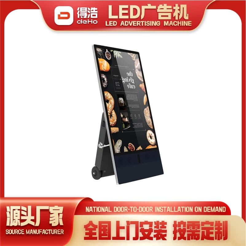 43-inch Outdoor LED Advertising Display, P2.5 Magnetic Front Maintenance Fully Waterproof Outdoor LED Screen
