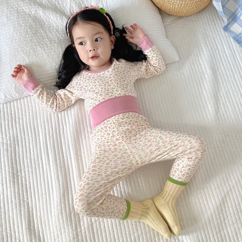Autumn/Winter Baby Underwear Set, Seamless High-Waist Belly Protection, Children's Pure Cotton Autumn Shirt and Pants, Boys and Girls Brushed Pajamas