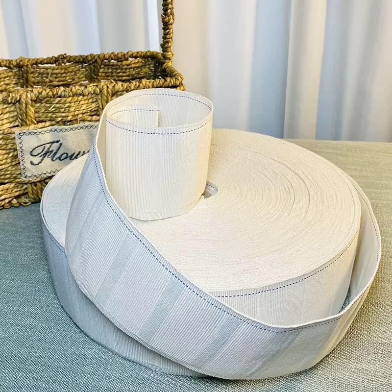 In Stock Curtain Tape Cotton Strip White Cloth Tape Curtain Accessories Thickened Curtain Tape