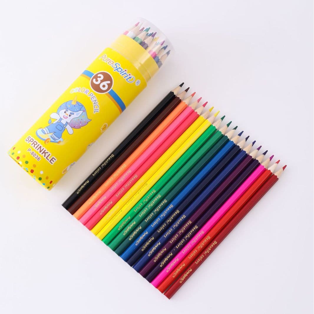 Student Art Supplies Crayons Oil-Based 12 Colors 24 Colors 48 Colors 36 Drawing Art Kindergarten Nis Colorful Pencils Wholesale