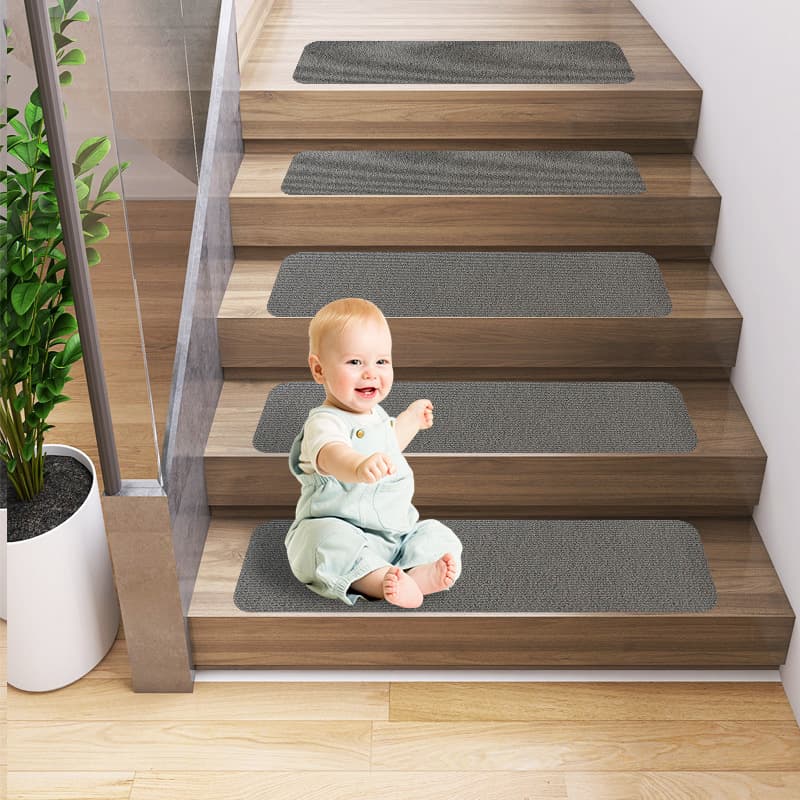 Home Decorative Carpet Modern Simple Style Living Room Bedroom Kitchen Mat Non-slip Washable Polyester Material